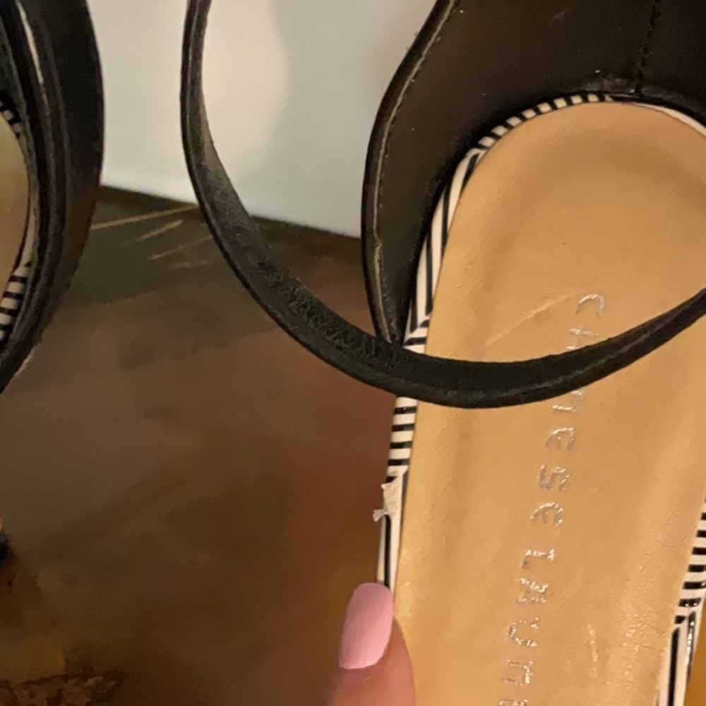Sale! Chinese Laundry Aztec Pattern Stiletto Heel Sandals, Size 9M, Multi - Picture 10 of 13